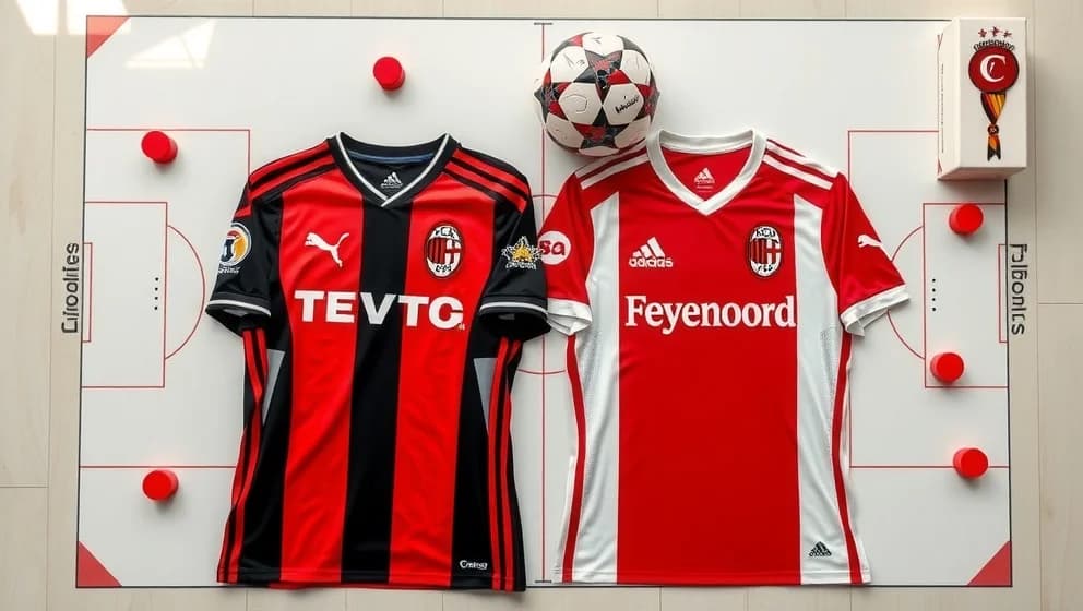 AC Milan mot Feyenoord laguppställning