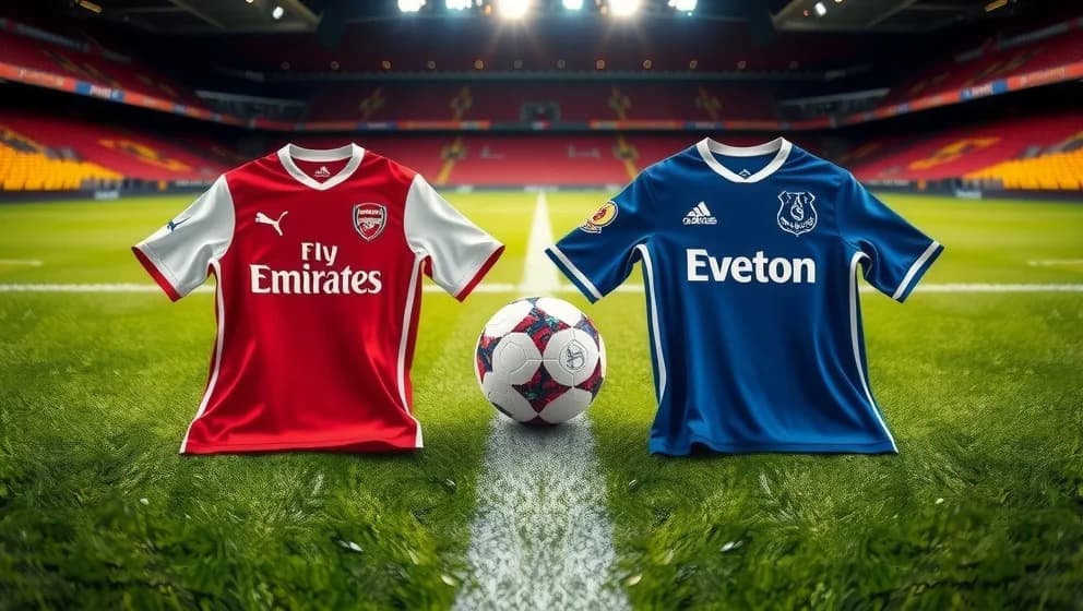 Arsenal FC mot Everton laguppställning
