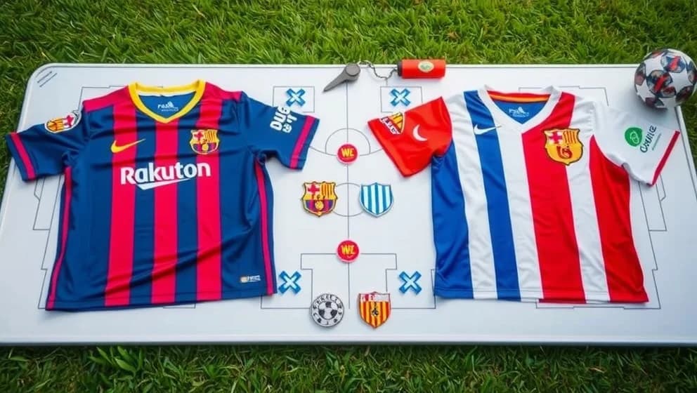 FC Barcelona mot Girona FC laguppställning