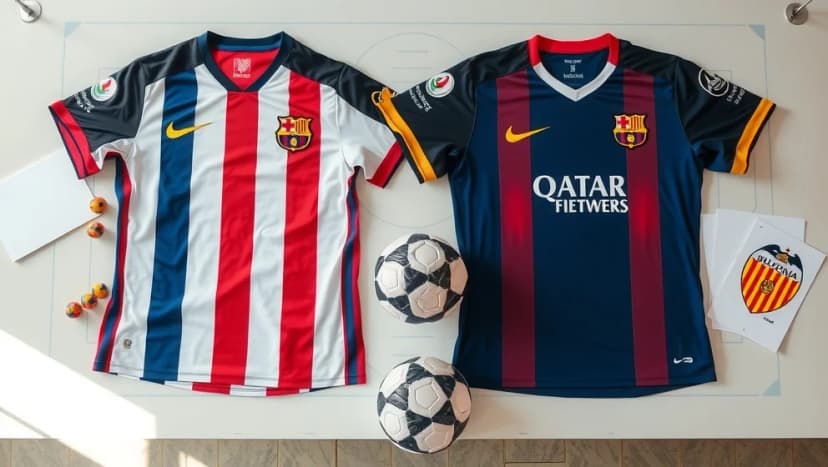 FC Barcelona mot Valencia CF laguppställning