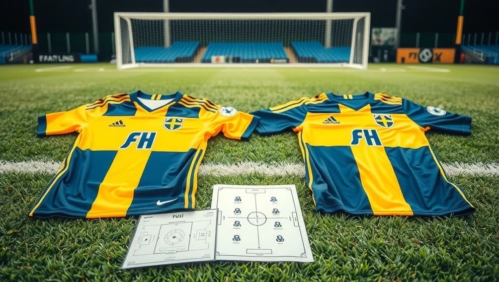 Gais mot IFK Värnamo laguppställning