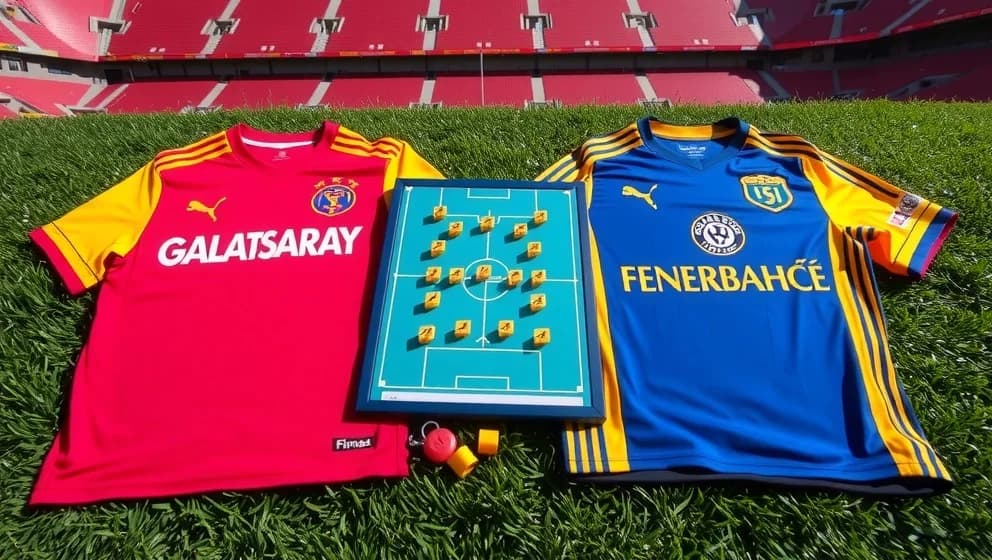 Galatasaray mot Fenerbahçe laguppställning