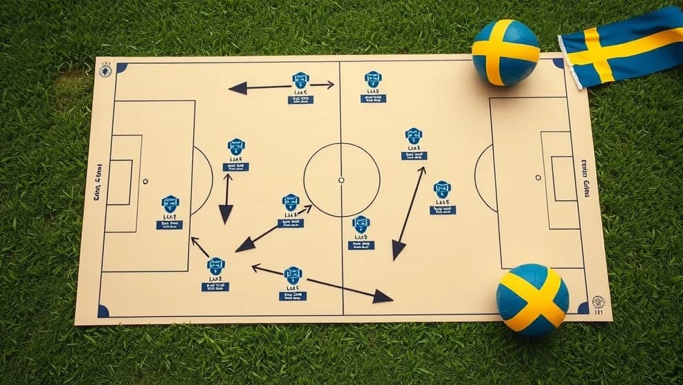 Laguppställning Sverige i fotboll