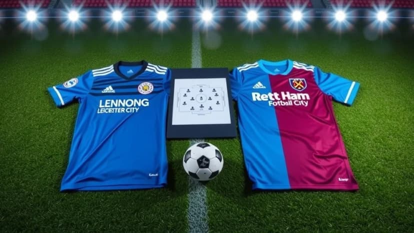 Leicester City FC mot West Ham laguppställning