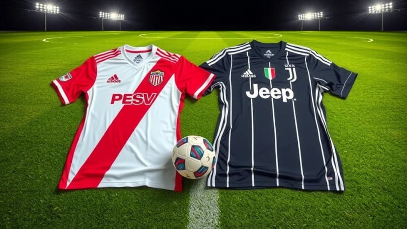 PSV Eindhoven mot Juventus laguppställning